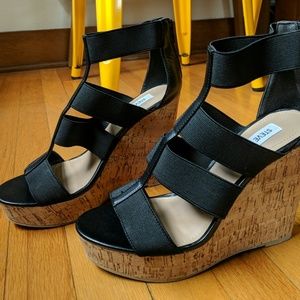 New Steve Madden Selinah caged wedges